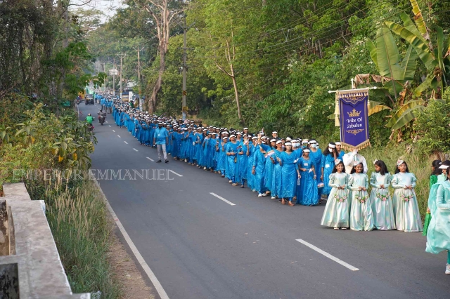 इस्राएलच्या १२ वंशांची मिरवणूक - २९ जानेवारी, २०२६